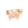 Broșă Elegantă Fluture Aurie, Cristale Zirconia Broșă Elegantă Fluture Aurie, Cristale Zirconia