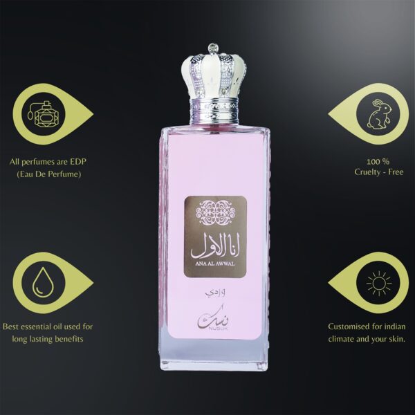Parfum Nusuk Ana Al Awwal Pink pentru Femei – 100ml