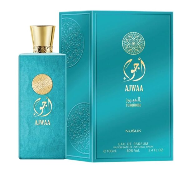 Nusuk Ajwaa Turquoise – Apă de Parfum pentru Femei, 100ml