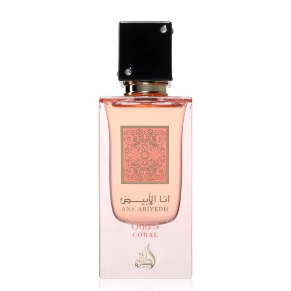 Lattafa Ana Abiyedh Coral – Apă de Parfum Dulce, 60 ml