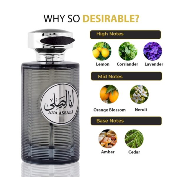 Apa de Parfum Nusuk Ana Assali pentru Bărbați, 100 ml
