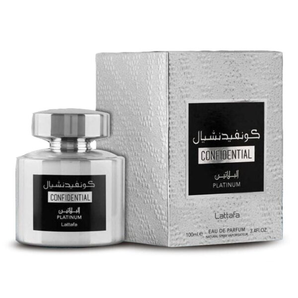 Lattafa Confidential Platinum Apă de Parfum Bărbați 100ml
