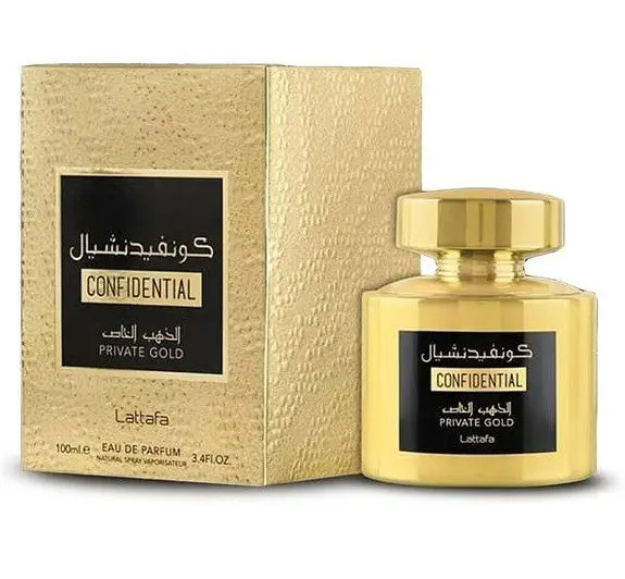 Lattafa Confidential Private Gold – Apă de Parfum