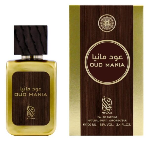Apa de Parfum Oud Mania Nylaa, Inspirat de Dunhill, 100ml