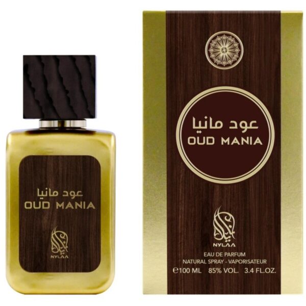 Apa de Parfum Oud Mania Nylaa, Inspirat de Dunhill, 100ml