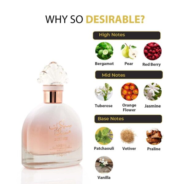 Apa de Parfum Nusuk Secret Musk, Unisex, 100ml