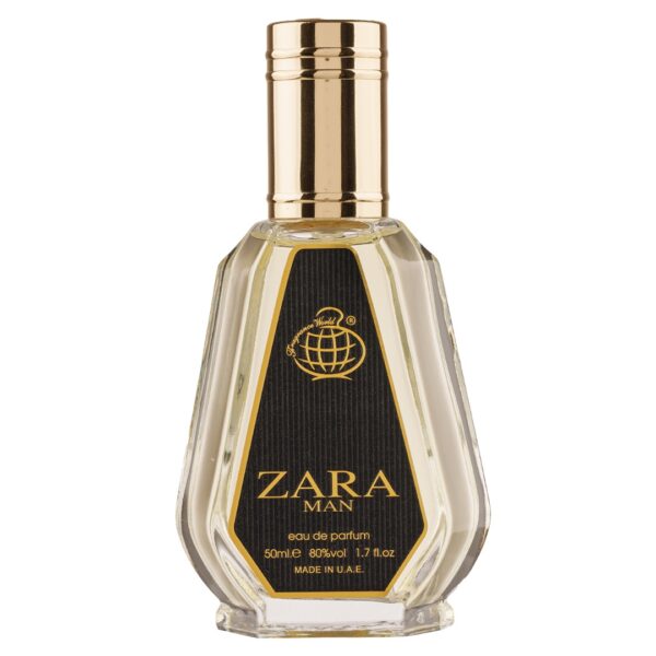 Apa de Parfum Fragrance World Zara Man, 50ml, pentru