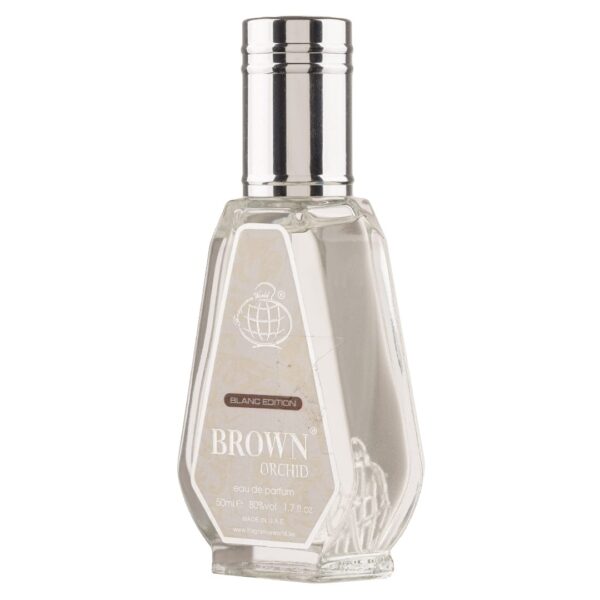 Parfum Unisex Fragrance World Brown Orchid Blanc, 50ml