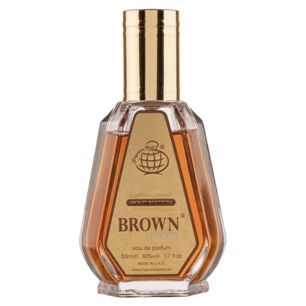Parfum Unisex Fragrance World Brown Orchid Gold, 50ml