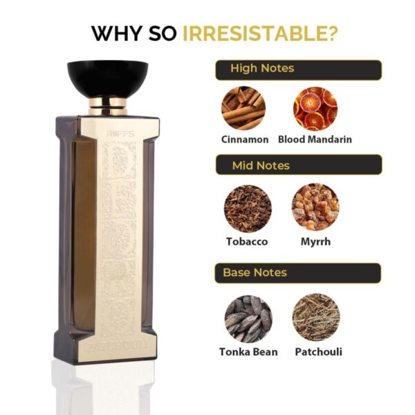 Riiffs Deoro Patchouli Apă de Parfum pentru Bărbați,