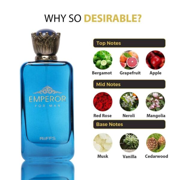 Apă de Parfum Emperor For Man Riiffs, 100ml – Parfum