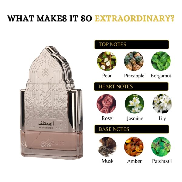 Extrait de Parfum Nusuk Al Mukhtalif pentru Femei, 100ml