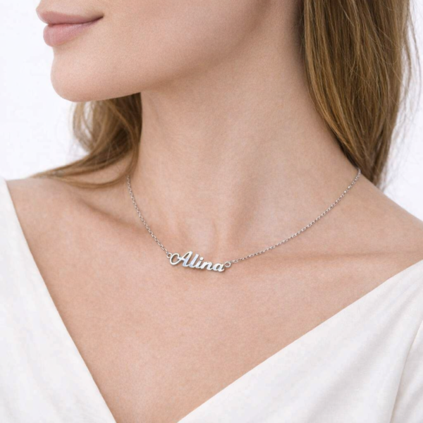 Lănțișor Personalizat Alina din Argint 925 Rodiat pentru