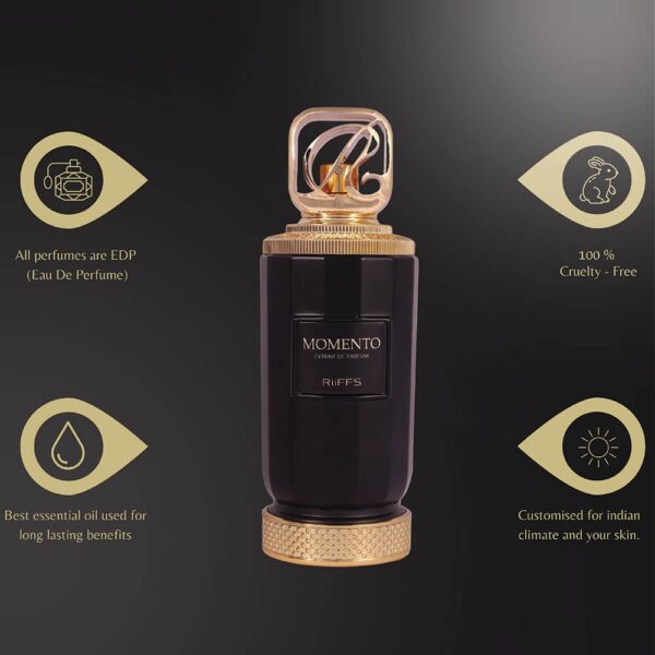 Parfum Unisex Momento by Riiffs – Lemn Oriental, 100ml