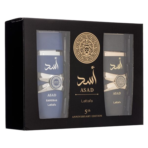 Set Cadou Lattafa Asad & Zanzibar – Parfum Bărbați