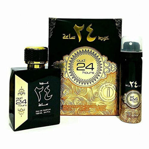 Set Parfum Unisex Oud 24 Hours 100ml + Deodorant Cadou, Ard