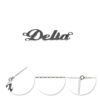 Lănțișor Delia din Argint 925 Rodiat, 40-45 cm, pentru