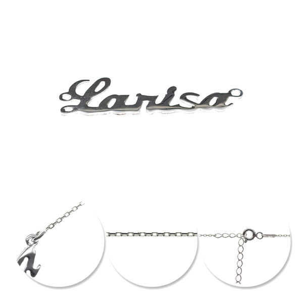 Lănțișor Argint 925 Rodiat Larisa pentru Femei, 40-45 cm
