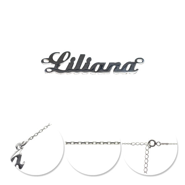 Lănțișor Argint 925 Rodiat Liliana, Ajustabil 40-45 cm,