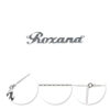Lănțișor Roxana din Argint 925 Rodiat, Lungime 40-45 cm,