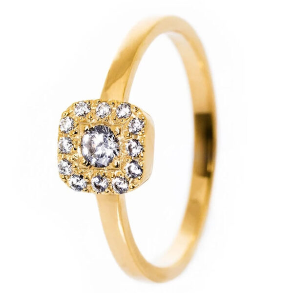 Inel din Aur 14K 585 model Golden Marie