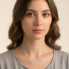 Lănțișor Roxana din Argint 925 Rodiat, Lungime 40-45 cm,