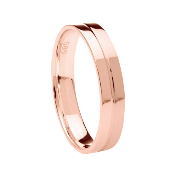 Verigheta din aur 14K 585 Noble Duo Verigheta din aur 14K 585 Noble Duo