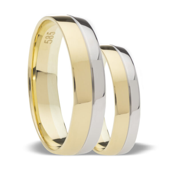Verigheta din aur 14K 585 Premium Duo Verigheta din aur 14K 585 Premium Duo
