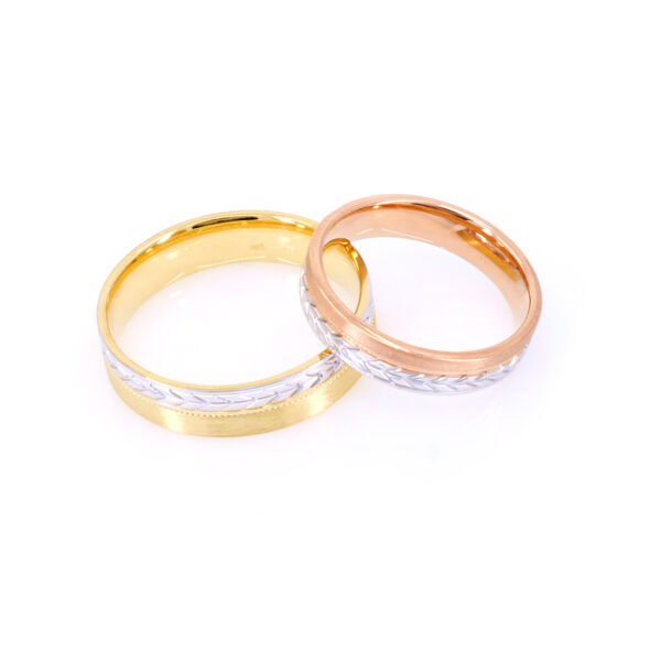 Verigheta din Argint 925 Placata cu Aur Galben si Rose –