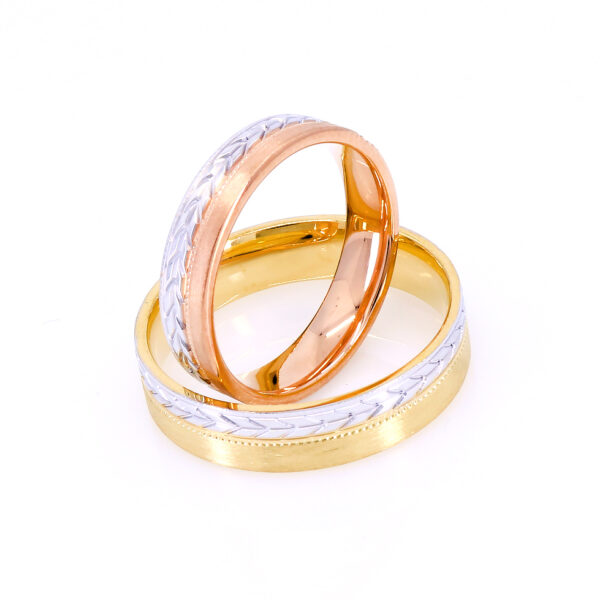Verigheta din Argint 925 Placata cu Aur Galben si Rose –