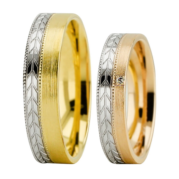 Verigheta din aur 14K 585 – Spic de Grau Verigheta din aur 14K 585 – Spic de Grau