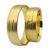 Verigheta din aur 14K 585 – Two Lines Verigheta din aur 14K 585 – Two Lines