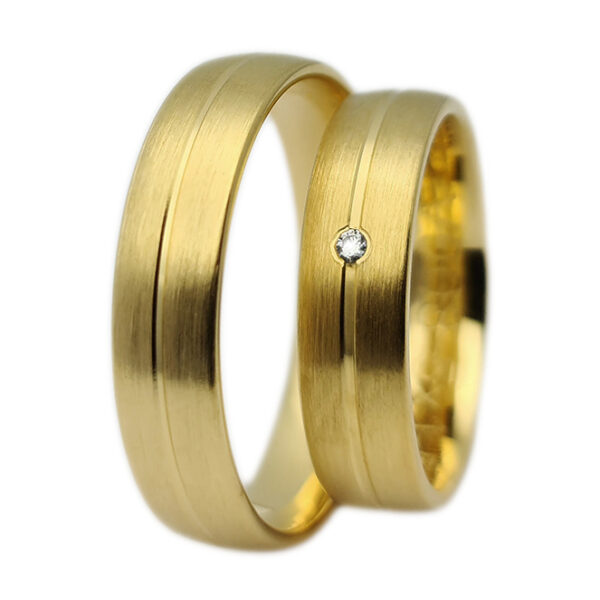 Verigheta din aur 14K 585 – Golden Infinity Line Verigheta din aur 14K 585 – Golden Infinity Line