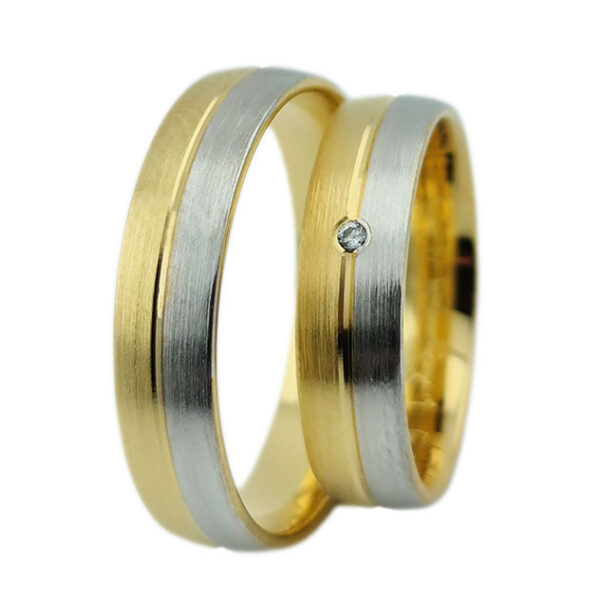 Verigheta din aur 14K 585 – Side by Side Verigheta din aur 14K 585 – Side by Side